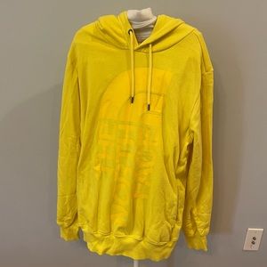 Mens yellow north face hoodie!